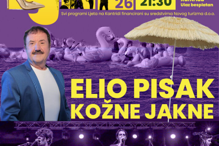 Elio Pisak večeras na Kantridi donosi veliku feštu uz more