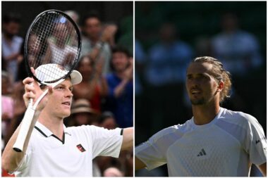Jannik Sinner i Carlos Alcaraz/Foto AFP