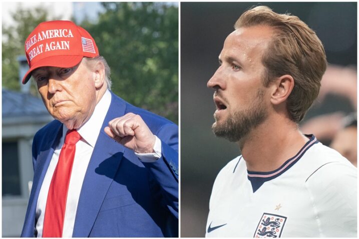 Donald Trump i Harry Kane/Foto Guliver image