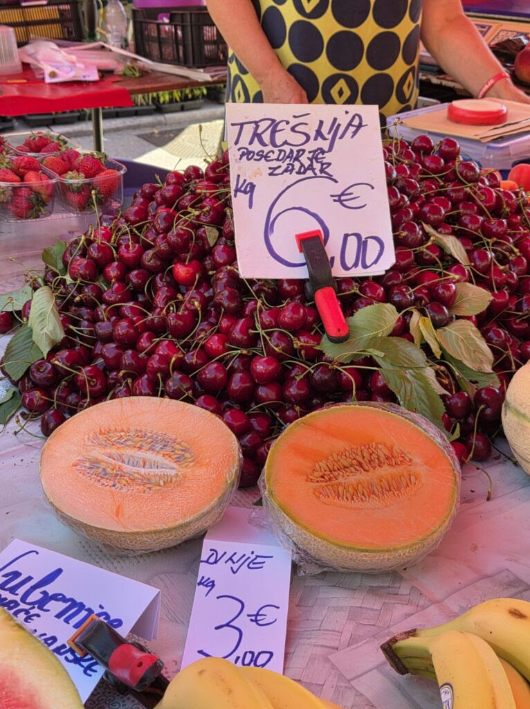trešnje, dinje