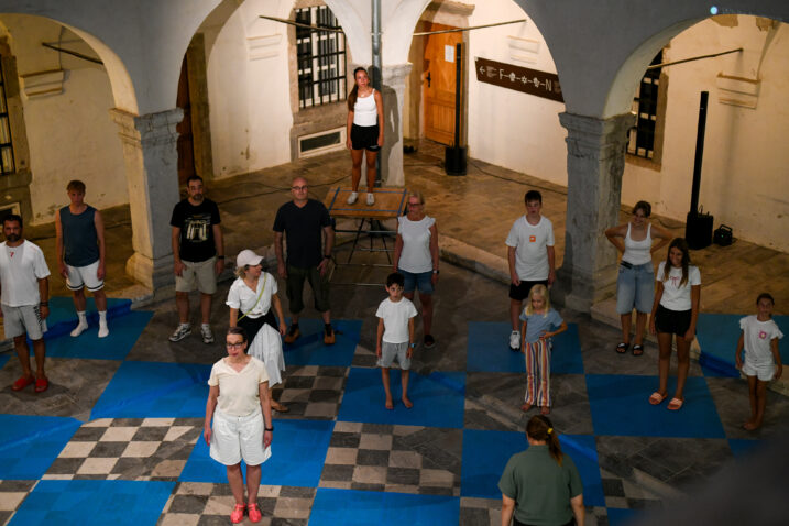 Atrij kao velika šahovska ploča / Foto Juraj Vuglac