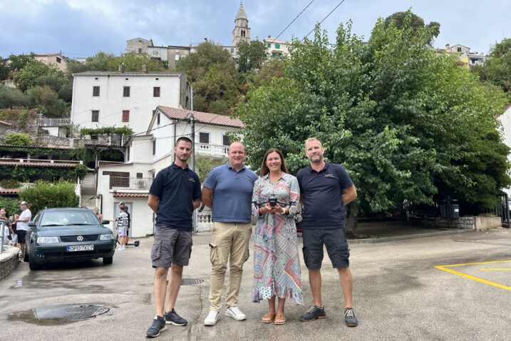Kristian Volarić, Dominik Gršković, Ivana Rendulić Jelušić i Vedran Gršković Foto Relja Paškvan
