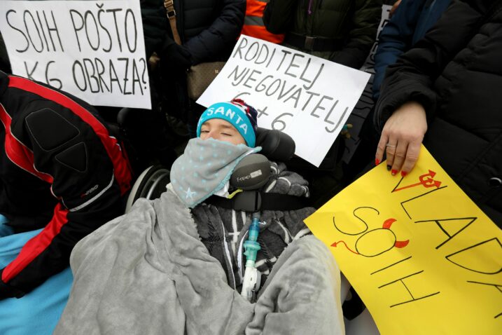 Roditelji iz udruge Sjena već godinama prosvjeduju tražeći prava za svoju djecu / Foto ROBERT ANIĆ/PIXSELL