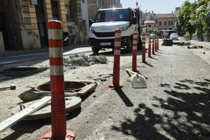 Radovi u Vukovarskoj ulici / Foto Grad Rijeka