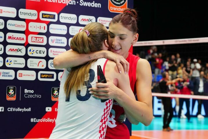 Samanta Fabris i Tijana Bošković/Foto CEV