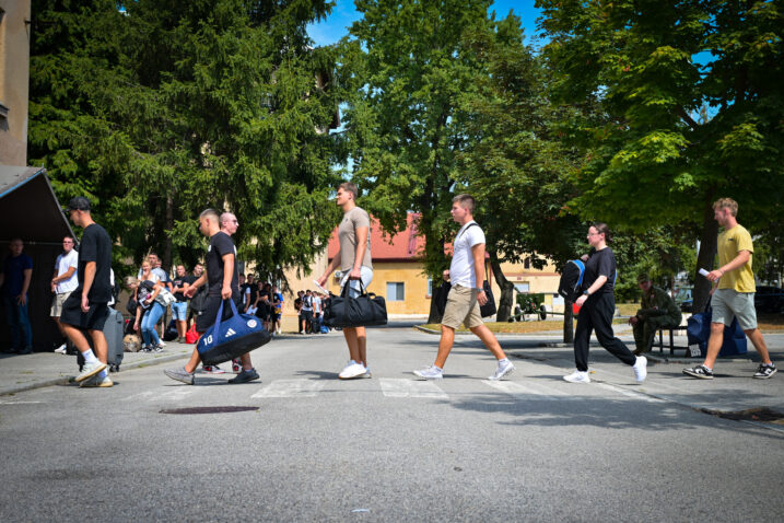 Ročnici pred početak vojnog roka / Foto: MORH/ F. Klen
