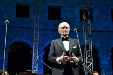 Jose Carreras snimljen lani u Puli / Foto Annamaria Vidović