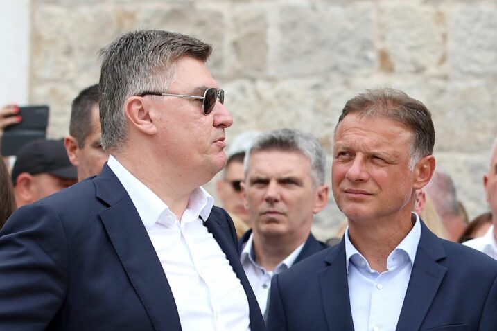 Zoran Milanović i Gordan Jandroković / Foto Zvonimir Barisin/PIXSELL