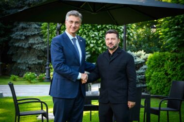 Sa susreta Andreja Plenkovića i Volodimira Zelenskog u srpnju u Kijevu