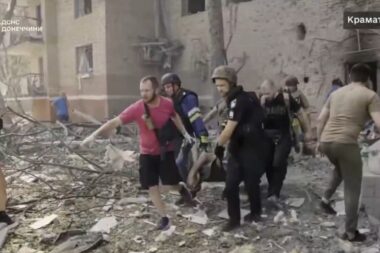 Posljedice ruskih zračnih udara na Kramatorsk posljednjih dana / Foto Screenshot Twitter
