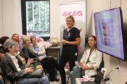Dr. Ivana Mikolašević i dr. Iva Skočilić s pacijenticama u Klinici za tumore prilikom predstavljanja ENEA programa / Foto Dean MICULINIĆ