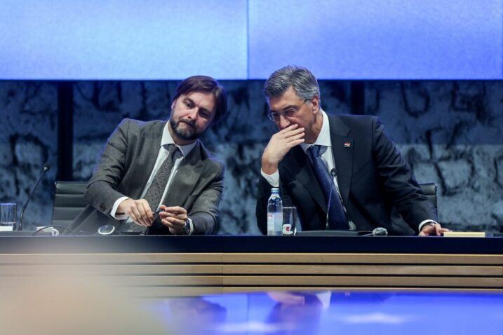 Ministar financija Tomislav Ćorić i premijer Andrej Plenković / Foto Igor Kralj/PIXSELL