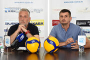 Trener Riječana Andrej Burić i njegov pomoćnik Mladen Jurčević/Foto D. MICULINIĆ