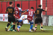 Noa Aron Stašić zabija vodeći gol za Crvene/Foto D. MICULINIĆ