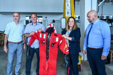 Odijelo koje povećava šanse za preživljavanje - Vlado Frančić, Josip Pogorilić, Ana Perić Hadžić i Srđan Žuškin / Foto Claudia Bošković