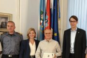 Dario Gauš, Ermina Duraj, Nikola Tramontana i Robert Matić / Foto PGZ