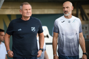 Matjaž Kek i kondicijski trener Luka Brkljača/Foto D. MICULINIĆ