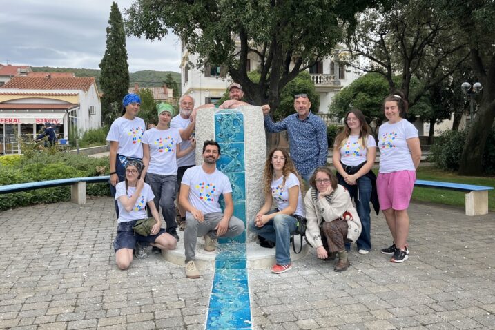 Sudionici Sea Arta uz bitvu iz koje izvire 45. paralela / Foto Relja Paškvan