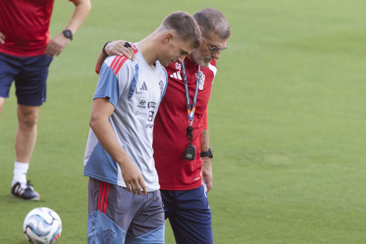 Luka Vušković i Slaven Bilić/Foto Hina
