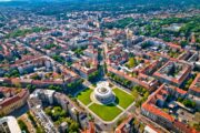 Meštrovićev paviljon iz zraka / Foto TZ Zagreb
