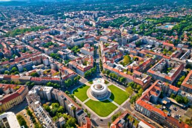 Meštrovićev paviljon iz zraka / Foto TZ Zagreb