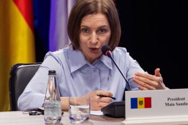 Maia Sandu / Foto Tetiana DZHAFAROVA / AFP