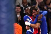 Ousmane Dembele i Ferran Torres/Foto AFP