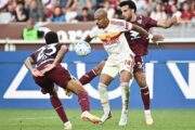 Donyell Malen (Roma) i Saul Basilio Coco-Bassey Oubina (Torino)/Foto AFP