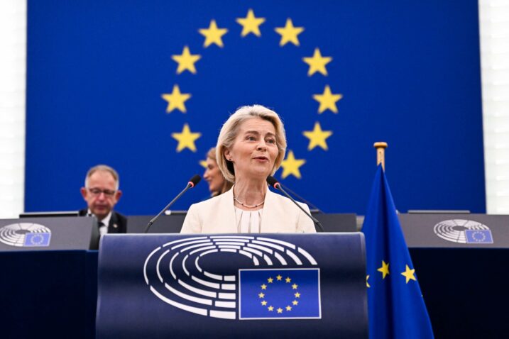 Ursula von der Leyen / Photo by Jean-Christophe VERHAEGEN / AFP