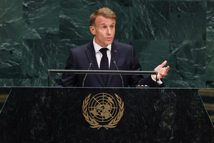 Emmanuel Macron / Foto TIMOTHY A. CLARY / AFP