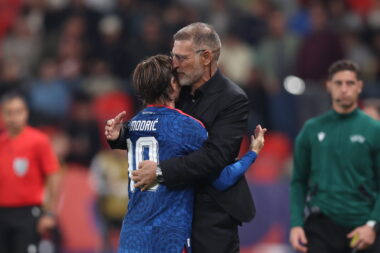 Luka Modrić i Slaven Bilić/Foto HINA