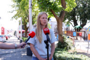 Daria Došen iz građanske inicijative “Gospić je naš dom” / Sanjin Strukic/PIXSELL