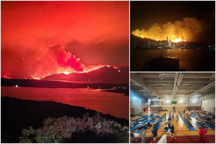 Požar na Braču / Foto Facebook Katarina Marčić