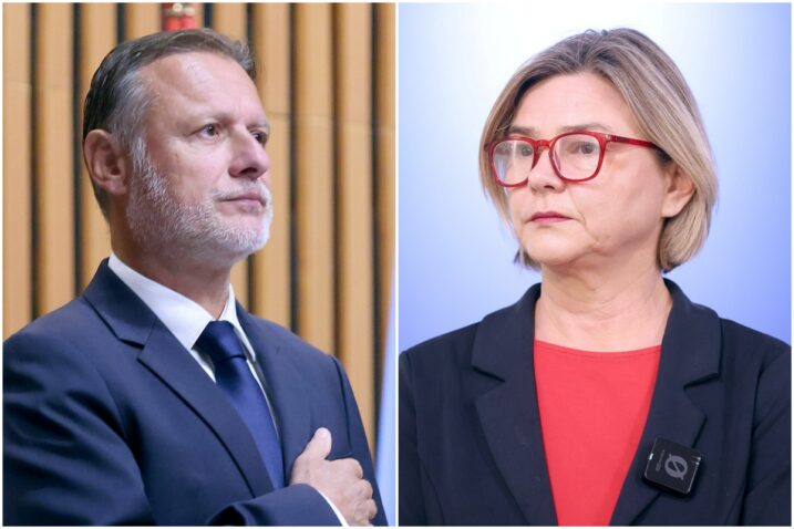 Gordan Jandroković, Sandra Benčić / Foto: Pixsell