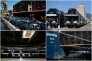 Automobili u riječkoj luci / Foto: Ana Križanec