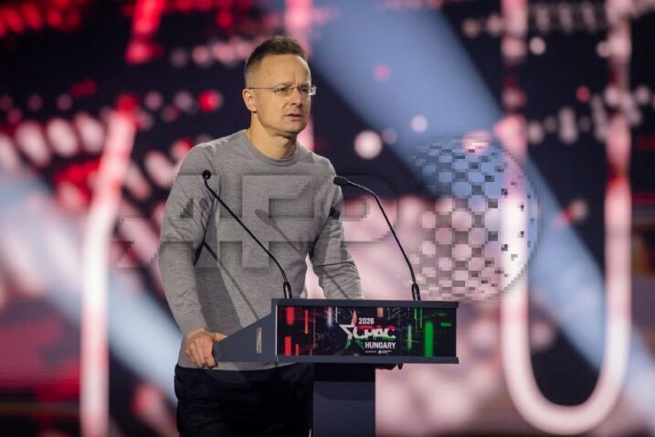 Peter Szijjarto / Photo by Gergely BESENYEI / AFP