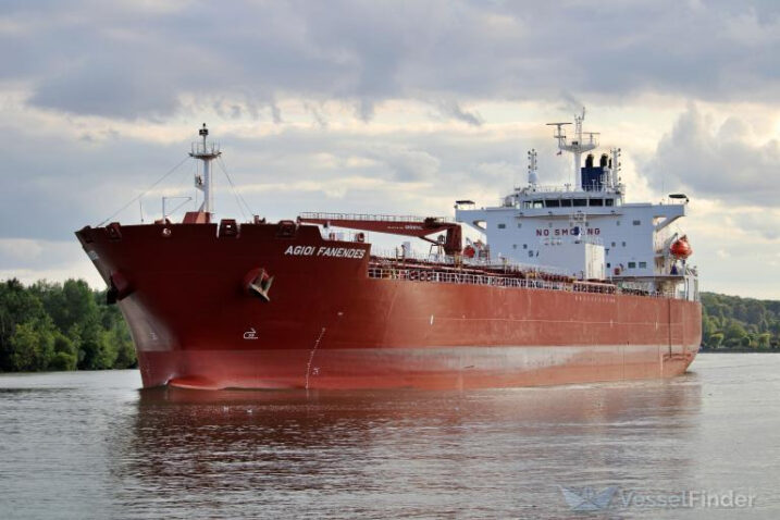 Tanker Agioi Fanendes / Foto Vessel Finder/ Lounes Mehdid (Instagram @ships_on_seineriver)