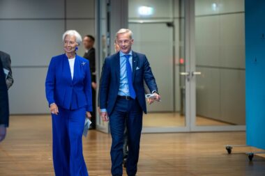 Christine Lagarde i Boris Vujčić / Foto Felix Schmidt for ECB, Lorena Deidda/ECB