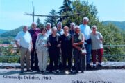 U 1. redu slijeva: Vera (Damjanić) Carević, Biserka (Rački) Tomić, Marija (Lisac) Mihelčić i Vinka (Paškvan) Mance, 2. red slijeva: Sigfrid Nikola, Biserka (Rački) Tomić, Ivan Štajduhar, Marko Petranović, Željko Arbanas, Antun Žagar, Davorin Brajdić i Višnja (Rački) Čargonja