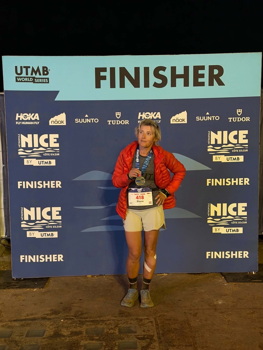 Ja sam finisher! Na cilju u Nici