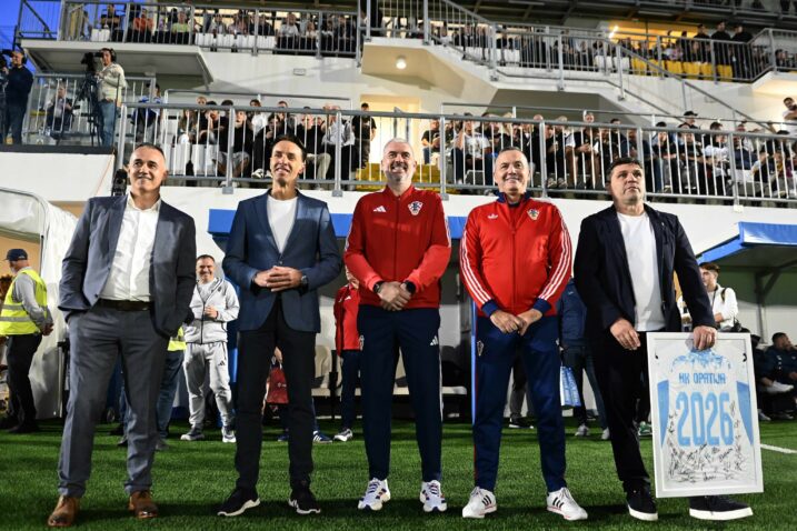 Robert Perčić, Fernando Kirigin, Stipe Pletikosa, Marijan Kustić i Darko Raić Sudar/M. GRACIN
