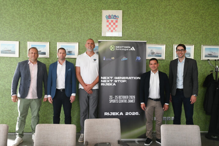 Saša Drezgić, Davor Kus, Nikola Vujčić, Luka Ivančić i Robert Matić/Foto N. BLAGOJEVIĆ