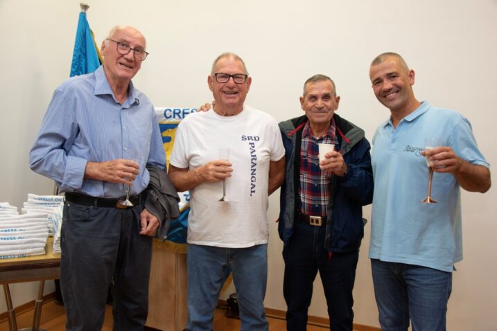 Predsjednici Parangala: Branimir Curl, Anton Fučić, Klaudio Surdić i Zoran Kremenić / Foto Walter Salković