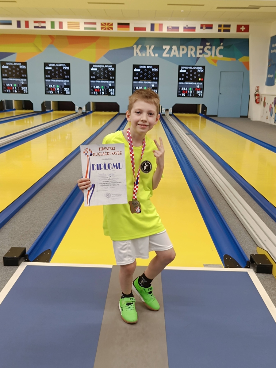 Tino Skok, prvak RH u uzrastu U9 2024. godine