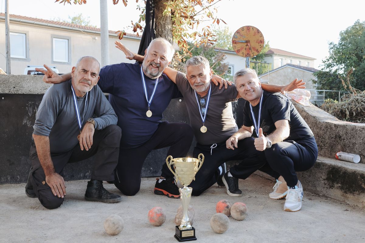 Pobjednička četvorka turnira, slijeva nadesno: Tonči Mišković, Ljubinko Zahija, Robert Milohnić, Denis Šikljan / Foto Ana Berković
