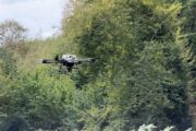 Dron u akciji pošumljavanja / Foto Dražen Mufić