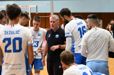Andrej Burić s igračima/Foto A. KRIŽANEC