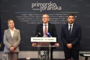 Velika ulaganja u školstvo - Helena Ninković Budimlija, Ivica Lukanović i Ljudevit Krpan / Foto Dean Miculinić