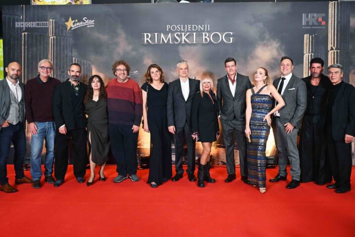 Ekipa filma »Posljednji rimski bog« / Foto Renato Branđolica