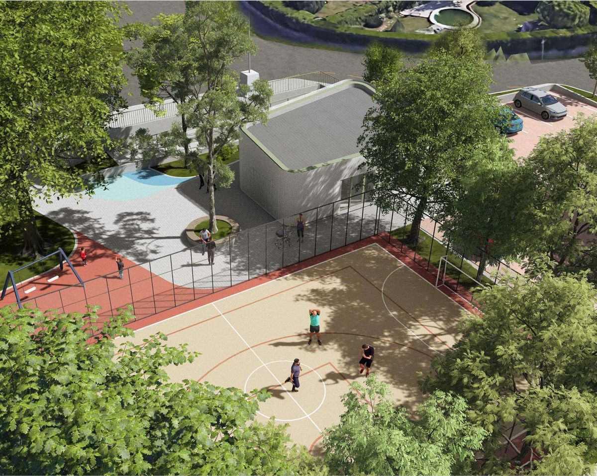 Koncept uređenja javne zone u naselju Trinajstići
